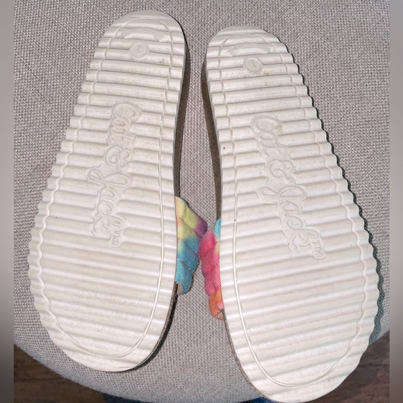 Girl's Selma Slip on Footbed Sandals Cat and Jack - Picture 2 of 3